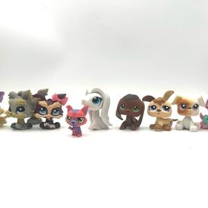 LITTLEST PET SHOP Lot Of 10 Dogs 3001, 883, 1473, 4138, 3323, 77, 1339, 84